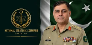 Lieutenant General Aamer Raza after being named the first commander of Pakistan's National Strategic Command.