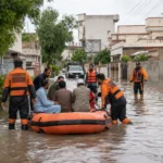 Rescue Teams Evacuate 120 People as Flooding Hits Peshawar