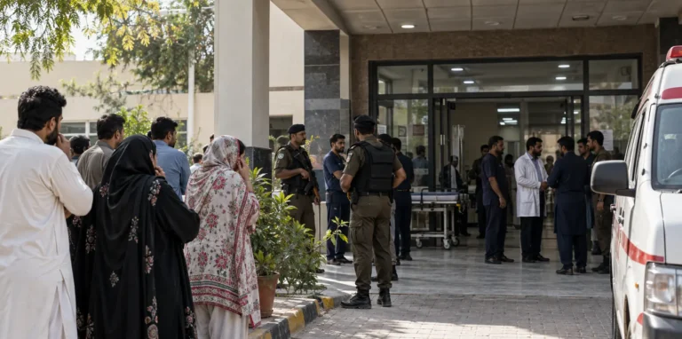 A private hospital in Pakpattan where a 28-year-old patient died during surgery, prompting an official inquiry.